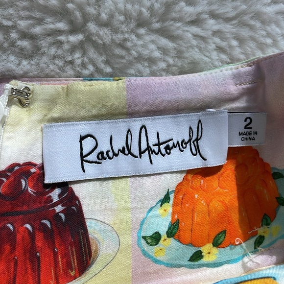 RACHEL ANTONOFF Vinnie Jello Striped Skirt Size 2 - Picture 7 of 7